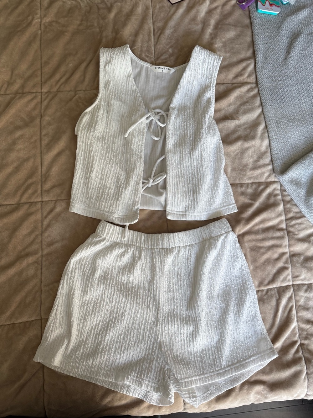 White Cover up set